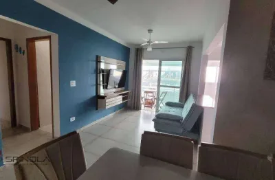 Apartamento com 2 dormitórios à venda, 76 m² por r$ 485.000,00 - real - praia grande/sp