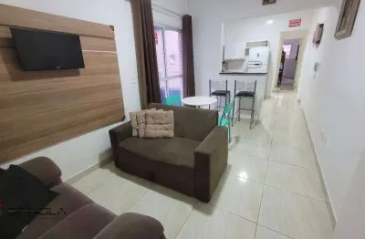 Apartamento com 1 dormitório à venda, 45 m² por r$ 330.000,00 - aviação - praia grande/sp