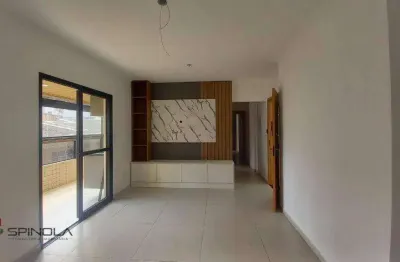 Apartamento com 2 dormitórios à venda, 80 m² por r$ 675.000,00 - canto do forte - praia grande/sp