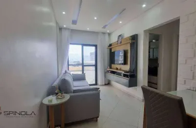 Apartamento com 1 dormitório à venda, 42 m² por r$ 320.000,00 - vila caiçara - praia grande/sp