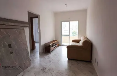 Apartamento com 2 dormitórios à venda, 53 m² por r$ 365.000,00 - vila caiçara - praia grande/sp