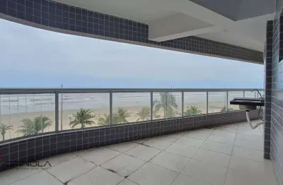 Apartamento com 3 dormitórios à venda, 129 m² por r$ 1.157.000,00 - vila caiçara - praia grande/sp