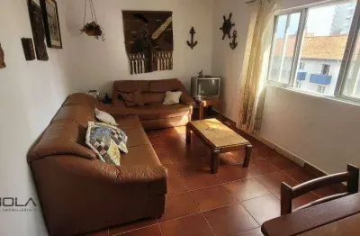 Apartamento com 1 dormitório à venda, 48 m² por r$ 215.000,00 - vila caiçara - praia grande/sp