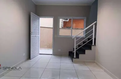 Sobrado com 2 dormitórios à venda, 58 m² por r$ 320.000,00 - maracanã - praia grande/sp