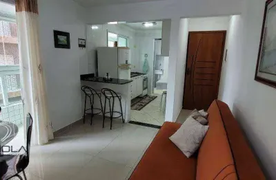 Apartamento com 1 dormitório à venda, 55 m² por r$ 395.000,00 - balneário flórida - praia grande/sp