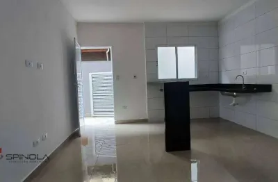 Casa com 2 dormitórios à venda, 70 m² por r$ 450.000,00 - tude basto - praia grande/sp