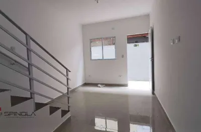 Sobrado com 2 dormitórios à venda, 62 m² por r$ 460.000,00 - tude basto - praia grande/sp