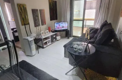Apartamento com 1 dormitório à venda, 48 m² por r$ 295.000,00 - vila caiçara - praia grande/sp