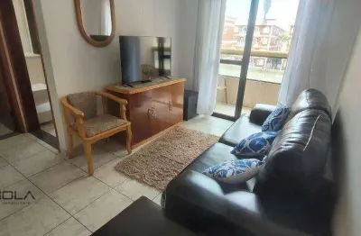 Apartamento com 1 dormitório à venda, 45 m² por r$ 295.000,00 - tupi - praia grande/sp