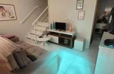 Sobrado com 2 dormitórios à venda, 56 m² por r$ 265.000,00 - vila caiçara - praia grande/sp