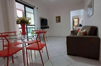 Apartamento com 1 dormitório à venda, 50 m² por r$ 310.000,00 - vila guilhermina - praia grande/sp