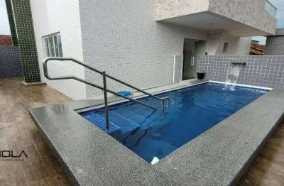 Apartamento com 2 dormitórios à venda, 52 m² por r$ 412.842,50 - jardim imperador - praia grande/sp
