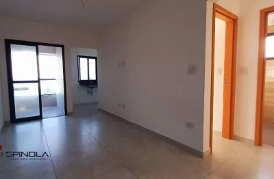 Apartamento com 2 dormitórios à venda, 53 m² por r$ 430.000,00 - maracanã - praia grande/sp