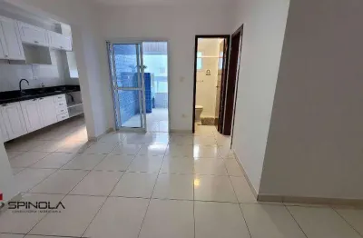 Apartamento com 1 dormitório à venda, 47 m² por r$ 330.000,00 - maracanã - praia grande/sp