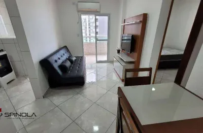 Apartamento com 1 dormitório à venda, 45 m² por r$ 325.000,00 - ocian - praia grande/sp