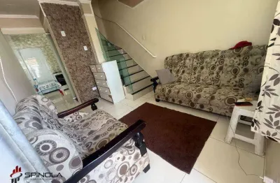 Sobrado com 2 dormitórios à venda, 56 m² por r$ 375.000,00 - maracanã - praia grande/sp