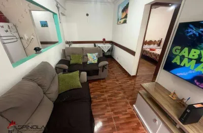 Apartamento com 2 dormitórios à venda, 59 m² por r$ 310.000,00 - vila caiçara - praia grande/sp