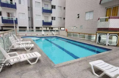 Apartamento com 2 dormitórios à venda, 55 m² por r$ 375.000,00 - mirim - praia grande/sp
