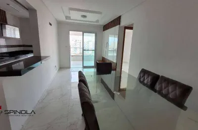 Apartamento com 2 dormitórios à venda, 83 m² por r$ 599.000,00 - caiçara - praia grande/sp