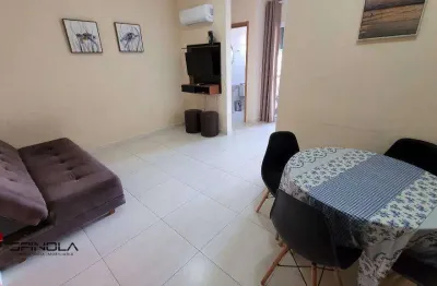 Apartamento com 1 dormitório à venda, 45 m² por r$ 330.000,00 - mirim - praia grande/sp