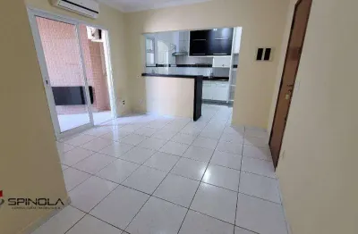 Apartamento com 1 dormitório à venda, 48 m² por r$ 340.000,00 - vila guilhermina - praia grande/sp