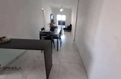 Apartamento com 2 dormitórios à venda, 65 m² por r$ 530.000,00 - caiçara - praia grande/sp