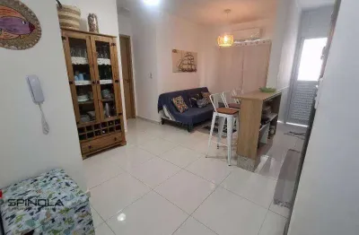 Apartamento com 1 dormitório à venda, 48 m² por R$ 430.000,00 - Caiçara - Praia Grande/SP