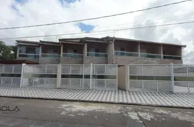 Sobrado com 2 dormitórios à venda, 78 m² por r$ 450.000,00 - vila caiçara - praia grande/sp