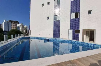 Apartamento com 2 dormitórios à venda, 75 m² por r$ 489.000,00 - vila caiçara - praia grande/sp