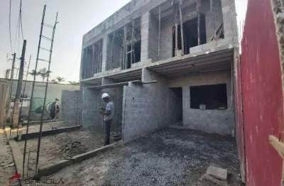 Sobrado com 2 dormitórios à venda, 76 m² por r$ 360.000,00 - vila caiçara - praia grande/sp