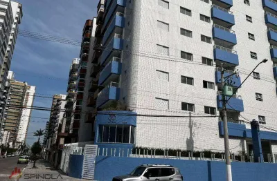 Apartamento com 1 dormitório à venda, 49 m² por r$ 310.000,00 - vila guilhermina - praia grande/sp