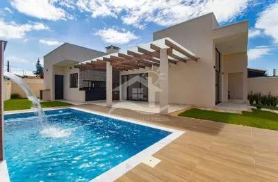 Casa térrea com piscina à venda com piscina, 3 quarto(s),  sendo 1 suíte(s)  no bairro jardim imperador, 900 metros da praia, peruíbe-sp