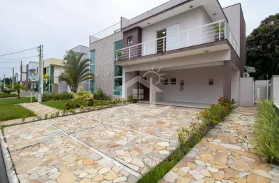 Casa sobrado triplex à venda com piscina, 6 quarto(s),  sendo 6 suíte(s)  no bairro bougainville residencial iv, 1000 metros da praia, peruíbe-sp