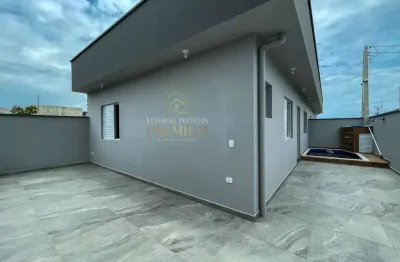 Casa térrea à venda com piscina, 2 quarto(s),  sendo 1 suíte(s)  no bairro são josé, 1500 metros da praia, peruíbe-sp
