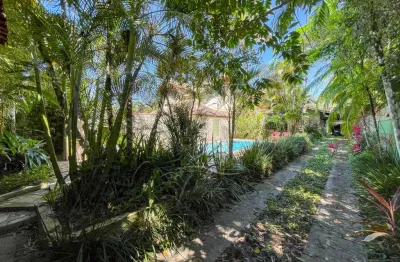 Casa térrea com piscina à venda com piscina, 2 quarto(s),  sendo 1 suíte(s)  no bairro garça vermelha, 750 metros da praia, peruíbe-sp