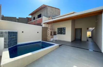 Casa térrea com piscina à venda , 3 quarto(s),  sendo 1 suíte(s)  no bairro park daville, 2000 metros da praia, peruíbe-sp