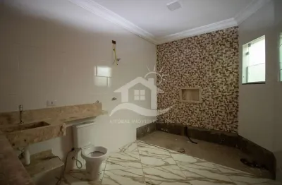 Casa térrea à venda , 3 quarto(s),  sendo 1 suíte(s)  no bairro flora rica, 2 metros da praia, peruíbe-sp