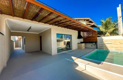 Casa térrea à venda , 3 quarto(s),  sendo 3 suíte(s)  no bairro oasis, 300 metros da praia, peruíbe-sp