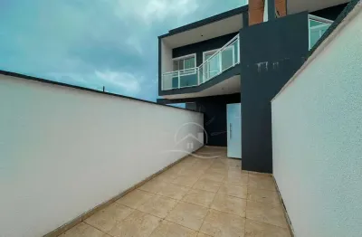 Casa sobreposta / alto à venda , 2 quarto(s),  sendo 1 suíte(s)  no bairro jardim brasil, 2500 metros da praia, peruíbe-sp