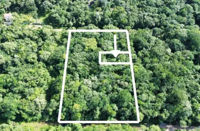 Terreno amplo à venda , ,   no bairro garça vermelha, 700 metros da praia, peruíbe-sp