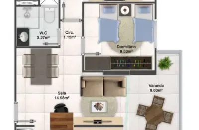Apartamento com 2 quartos à venda na Rua Aviação, 51, Aviação, Praia Grande