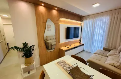 Apartamento mobiliado 02 dormitórios c/ 1 suíte - areias