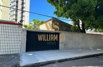 Casa ou ponto comercial com 5 quartos , 3 banheiros e terreno de 585 metros quadrados no coração da aldeota em fortaleza ceará