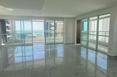Apartamento alto padrão na silvia jathai vista mar com 3 suítes 290 metros no meireles fortaleza ceará
