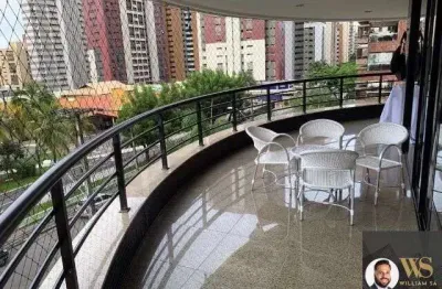 Apartamento padrão 4 suítes closet 4 vagas em frente o círculo militar vista mar projetado no meireles em fortaleza ceará