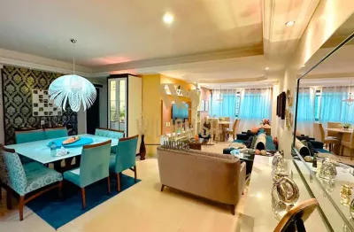 Apartamento porteira fechada com moveis e eletrodomesticos 3 quartos escritorio 180 metros em meireles, fortaleza/ce