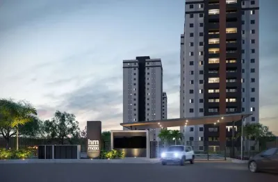 Hm maxi santa bárbara | construtora hm | construção | 65 metros | 02 dormitórios | suíte | varanda | 01 vaga