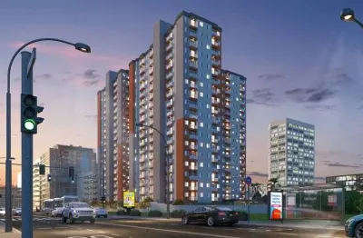 Santorini residence | construtora adn | construção | 40 metros | 02 dormitórios | varanda | 01 vaga