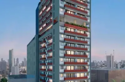 Statiton vila madalena | construtora viver sp | construção | 27 metros | studio | com varanda