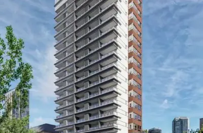 Ap one paulista | construtora gtj | construção | 30 metros | 01 suíte | com varanda | sem vaga